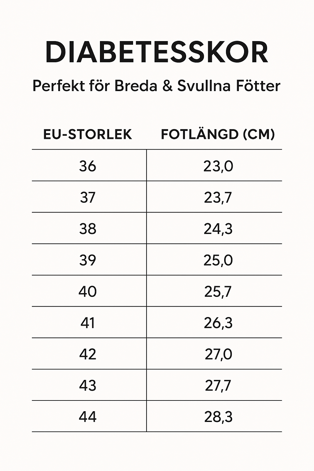 Diabetesskor - Perfekt för Breda & Svullna Fötter
