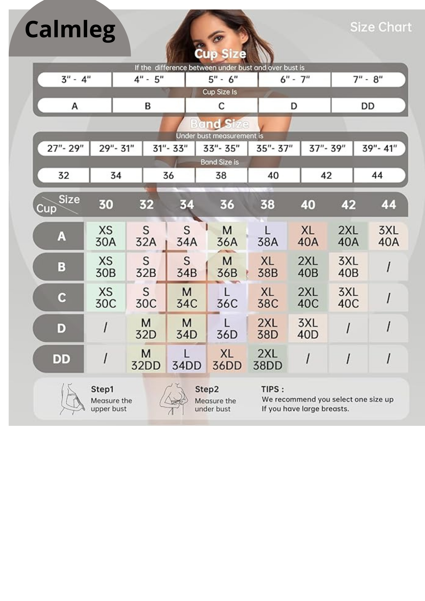 Calmleg ™ – Women's Wire-Free Bra | Comfortable Push-Up, Full Support & Seamless Everyday Comfort - Calmleg