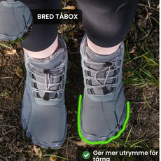 Caspar skor- halksäkra & vattentäta barfotaskor för vinterbruk(unisex)