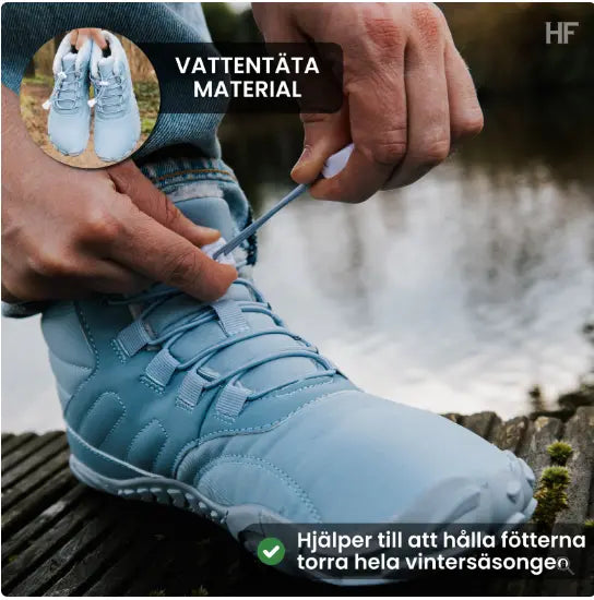 Caspar skor- halksäkra & vattentäta barfotaskor för vinterbruk(unisex)