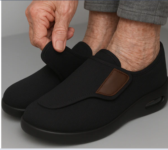 Bekväma & Extra Bredpassade CalmLeg™ Skor för Svullna Fötter - Calmleg