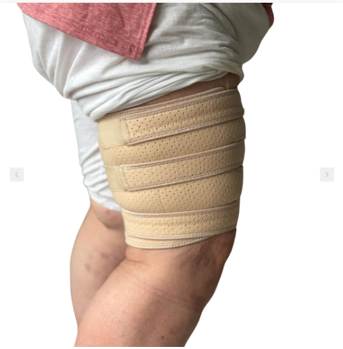 Calmleg-kompressionsbandage för svullna lår