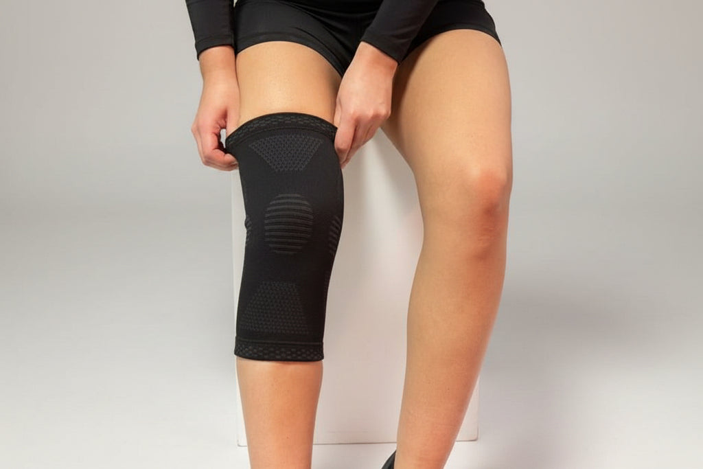 Active knäskydd kompression