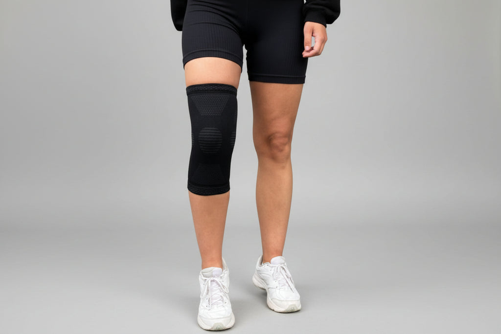 Active knäskydd kompression