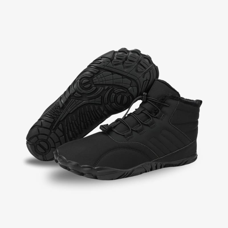 Fodrade barfotaskor (Svart)